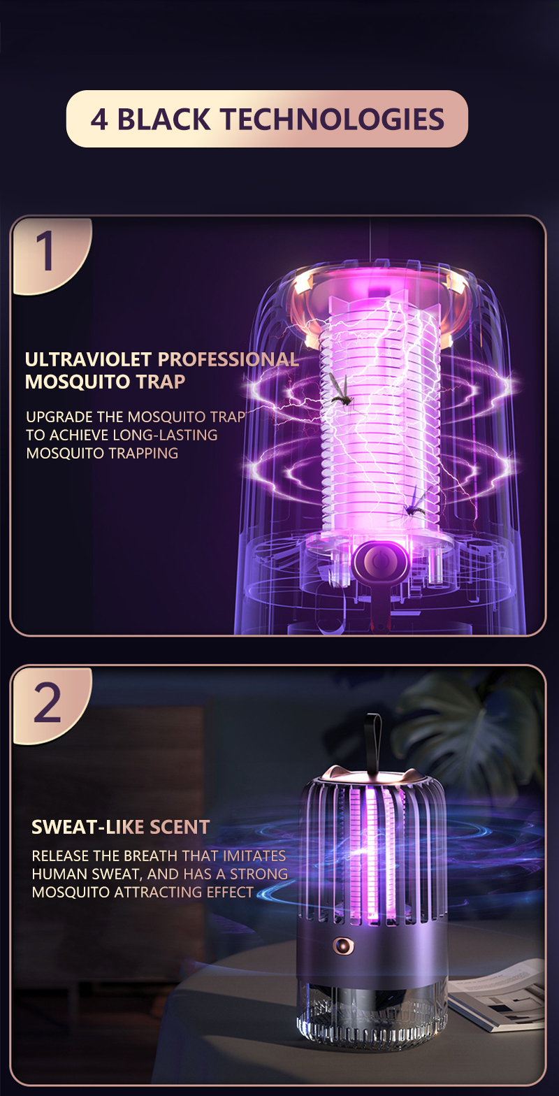 AGSIVOCordlessRechargeableElectricMosquitoBugZapperMosquitoKillingLampFlyTrapFlyZapperWith2000mAhBat-1992305-3