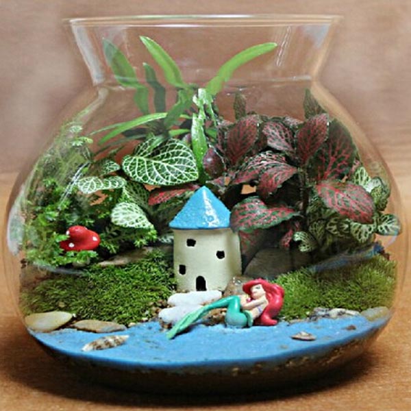 DIYEcoBottleDecorationsResinHouseCastleGardenMicroLandscape-961479-12