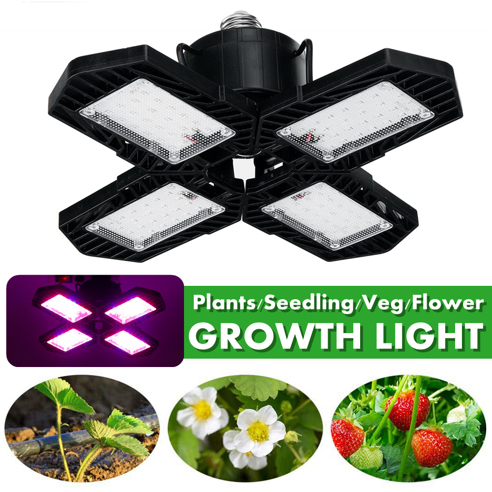 E26E27132LEDGrowLight2835FullSpectrum4BladesHydroponicPlantVegFlowerLampAC85-265V-1761019-1