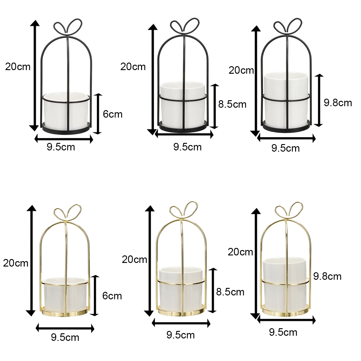 FlowerShelfRackVersatileCeramicVaseStandMetalPlanterIronShelfforCactus-1445387-9