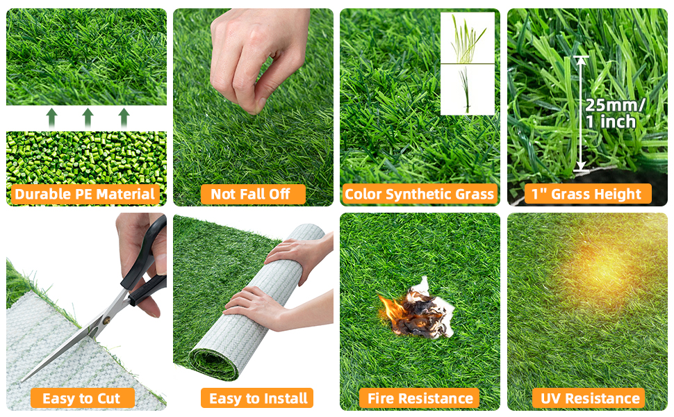 GOTGELIFRealisticArtificialGrassMat1GrassRugwithPRTBackingWithoutDebrisPetFriendlyDecorativeLawnLand-1985065-4