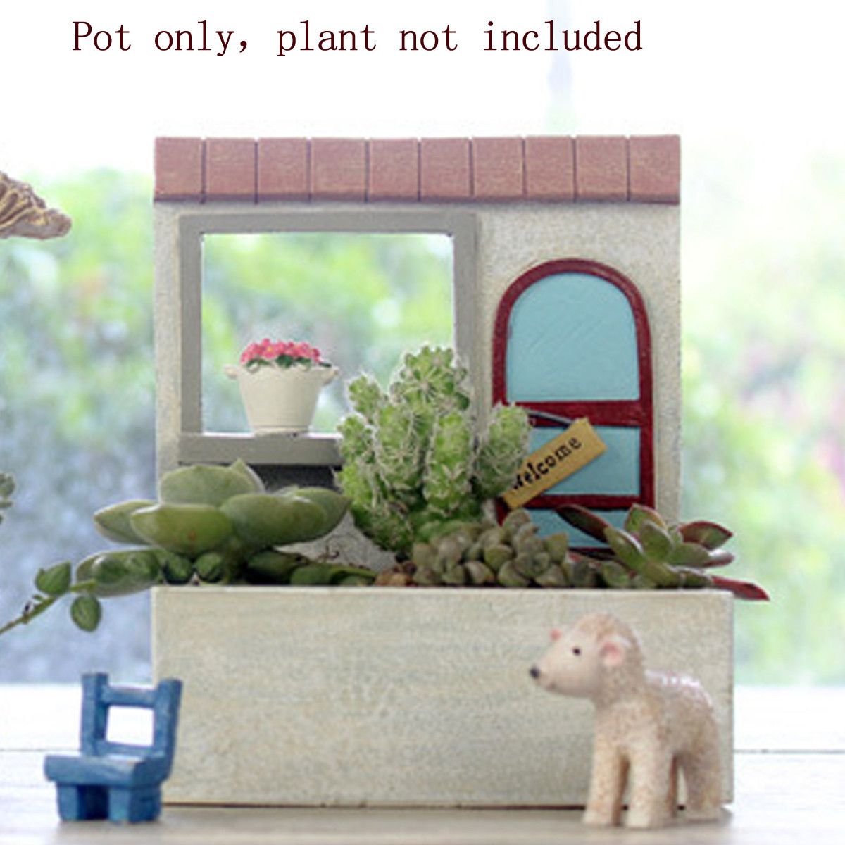 GreenPlantResinFlowerPotSedumSucculentPlanterBonsaiTroughBoxBookstoreDecorations-1340138-10