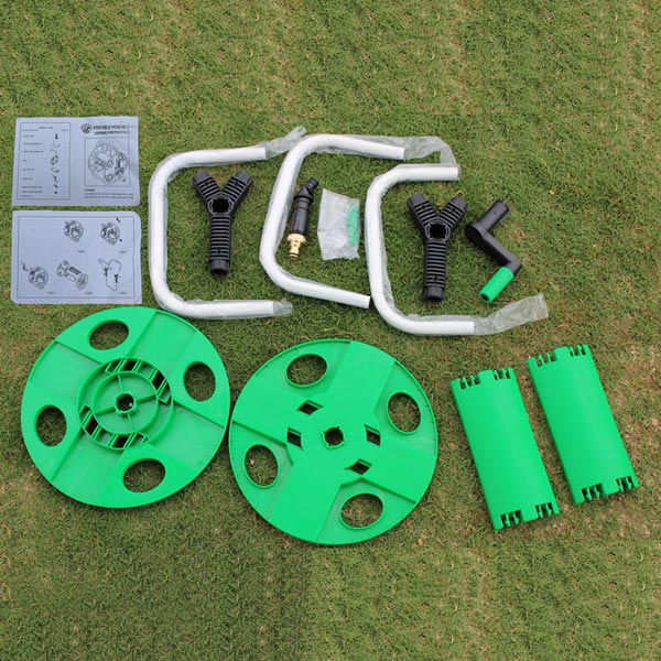 GreenPlasticGardeningPipeRackGardenPipeHolderHoseCar-931165-3