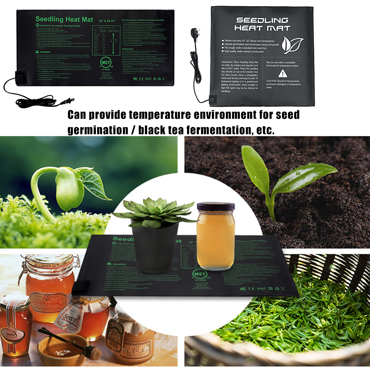 PlantHeatingMatWarmPadHydroponicSeedFlowerGrowBlanketGreenhousePVCPlantMat-1683846-4