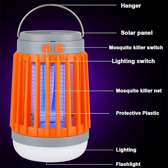 SolarBugZapperLightBulb3in1MosquitoesKillerUSBRechargeableCampingLightFlashlightIPX6WaterproofPortab-2014297-10