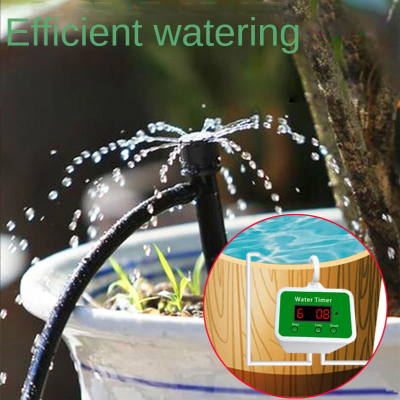 SprinklerIrrigationWateringDripTimerIntelligentFlowerGardenCultivationAutomaticLazyManWaterDripPotPl-2008315-11