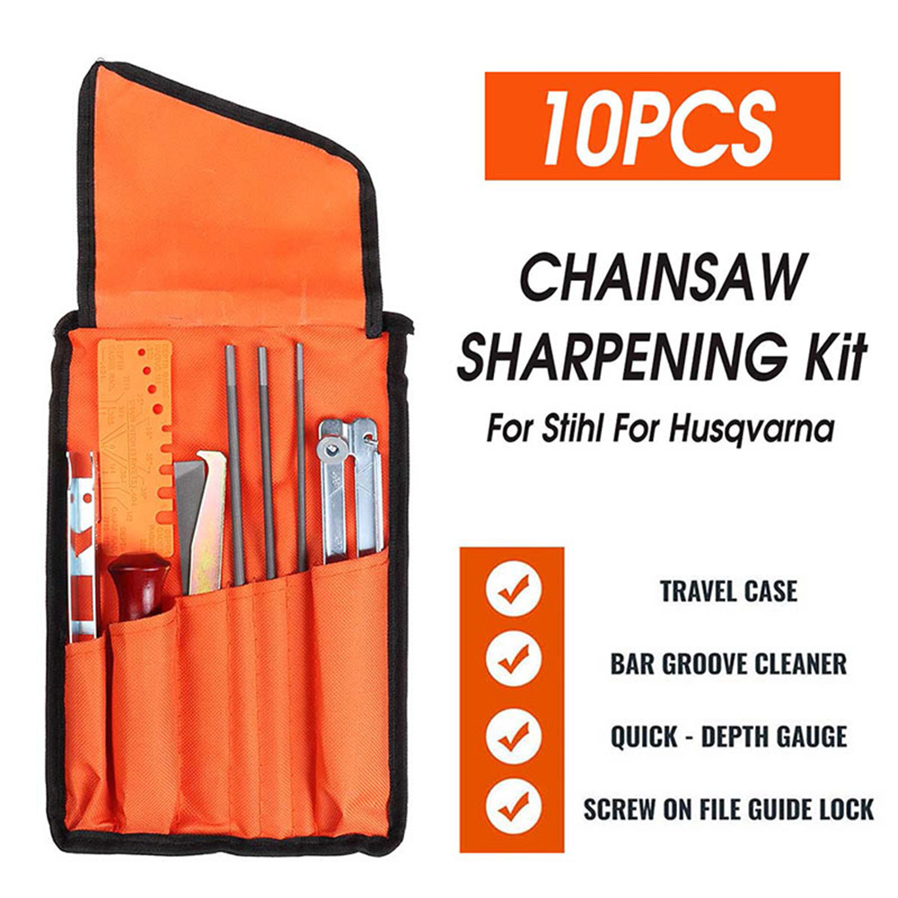 101112PcsSpecialHouseholdHandToolsChainsawSharpeningFileFilingKitChainSharpenSawFilesTool-1994388-1