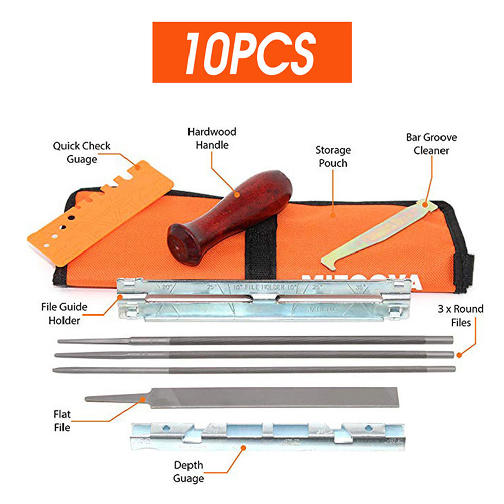 101112PcsSpecialHouseholdHandToolsChainsawSharpeningFileFilingKitChainSharpenSawFilesTool-1994388-3