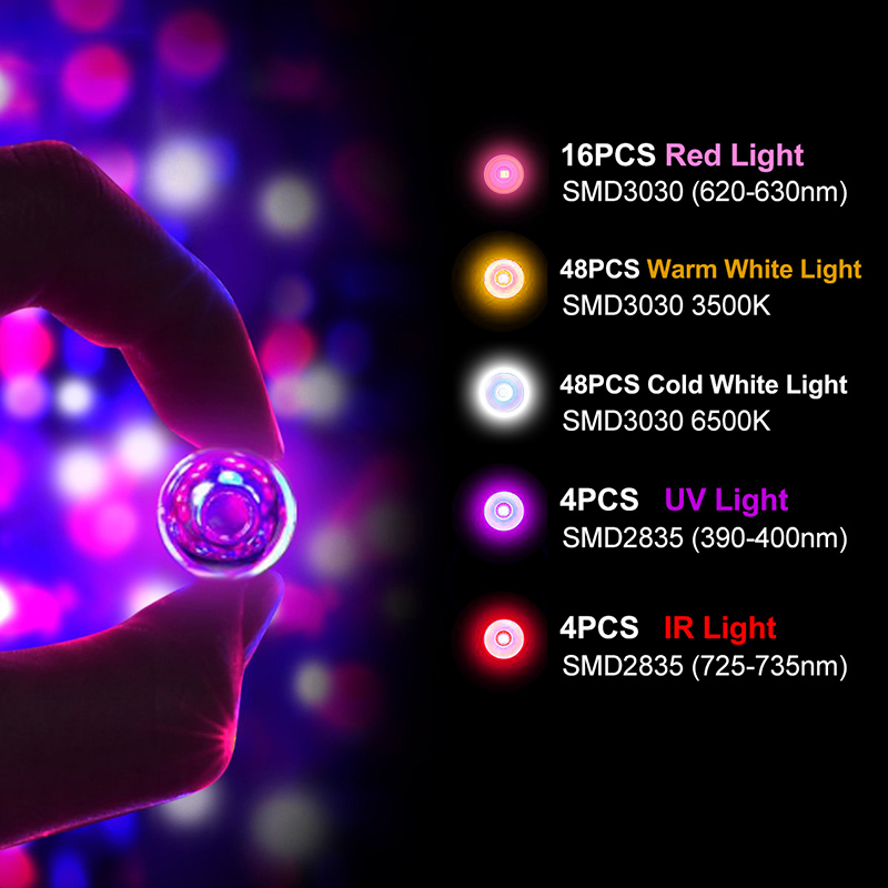 3000WLEDGrowLight13000LumensPlantFlowerFullSpectrumVegFlowerGreenhouseLamp-1727644-5