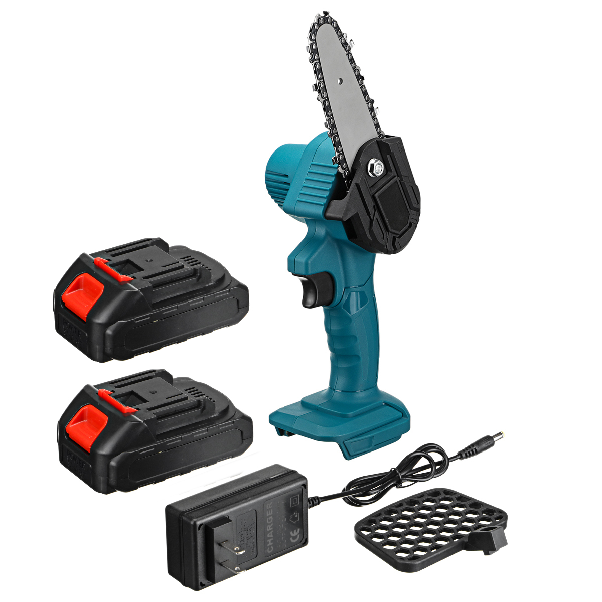 550W21V4MiniCordlessOne-HandElectricChainSawWoodworkingWoodCutterW2pcsBattery-1771811-12