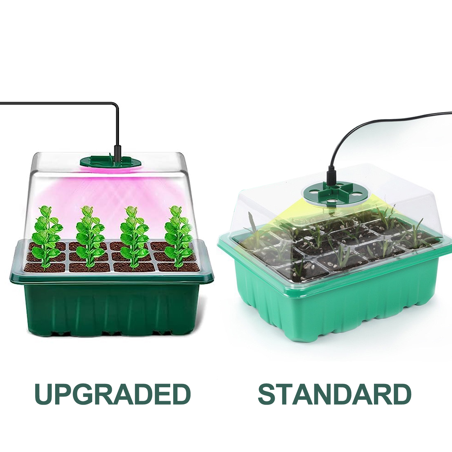 5PacksSeedStarterTrayKitwithEnhancedHumidityControlSystemReusableSiliconeTrays60DynamicGrowthCells4S-2010291-11