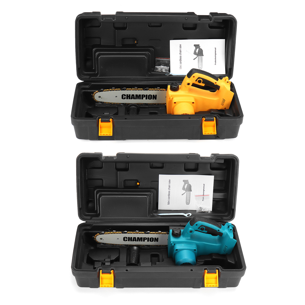 Drillpro10InchCordlessBrushlessElectricChainSawWoodworkingWoodCutterForMakitaBatteryWPlasticBox-1878858-5