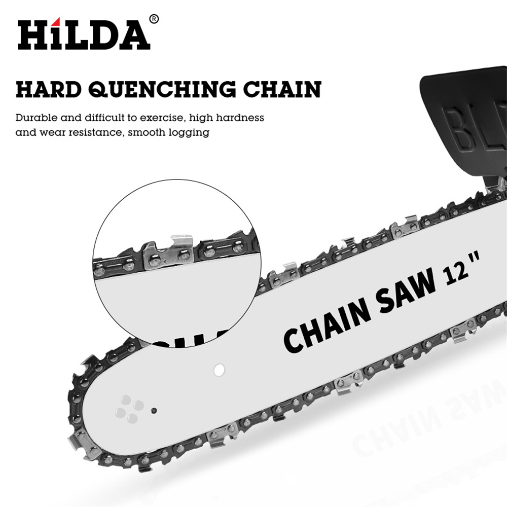 HLIDAMulti-CompatibleElectricChainSawConverterDIYKitAdjustableHardenedSawChainHighSpeed11000rpmwithA-2003666-7