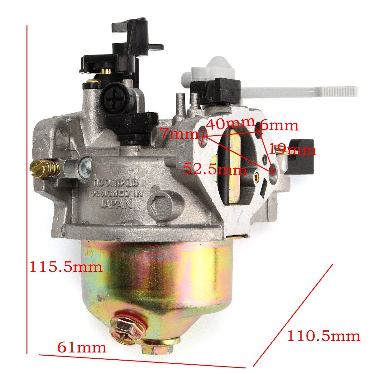LawnmowerCarburetorRecoilAirFilterIgnitionCoilPlugForHondaGX2408HPGX2709HP-1344619-6