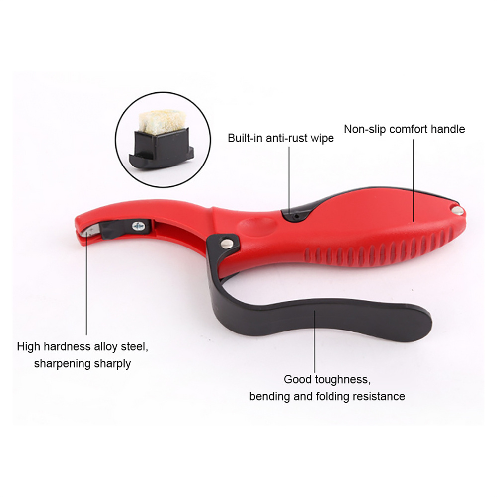 Multi-functionalHandheldSharpenerLightweightPortableHighHardnessAlloySteelSharpensGardenToolswithNon-2004504-2