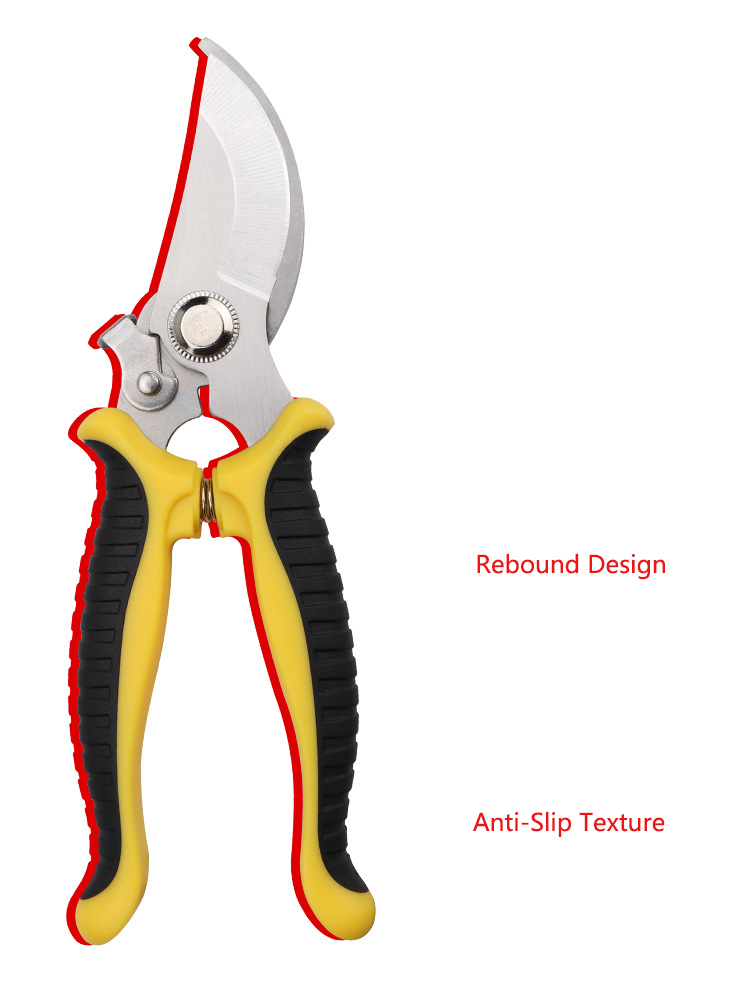 PrunerGardenScissorsProfessionalSharpBypassPruningShearsTreeTrimmersSecateursHandClippersForGardenBe-1977652-7