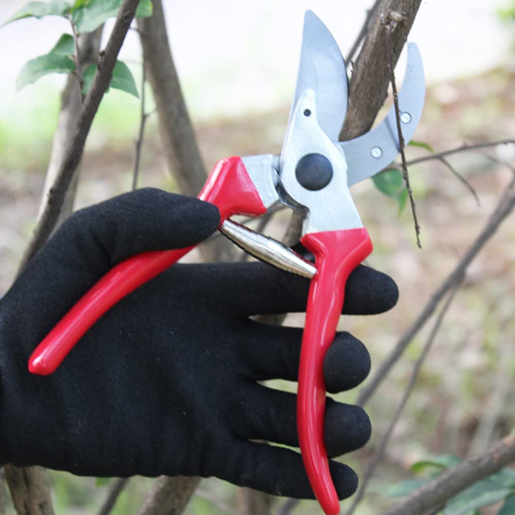 PruningShearsSafetyLockGardeningHandPruningToolLessEffortErgonomicComfortBypassGardenShearsToolRazor-1984594-6