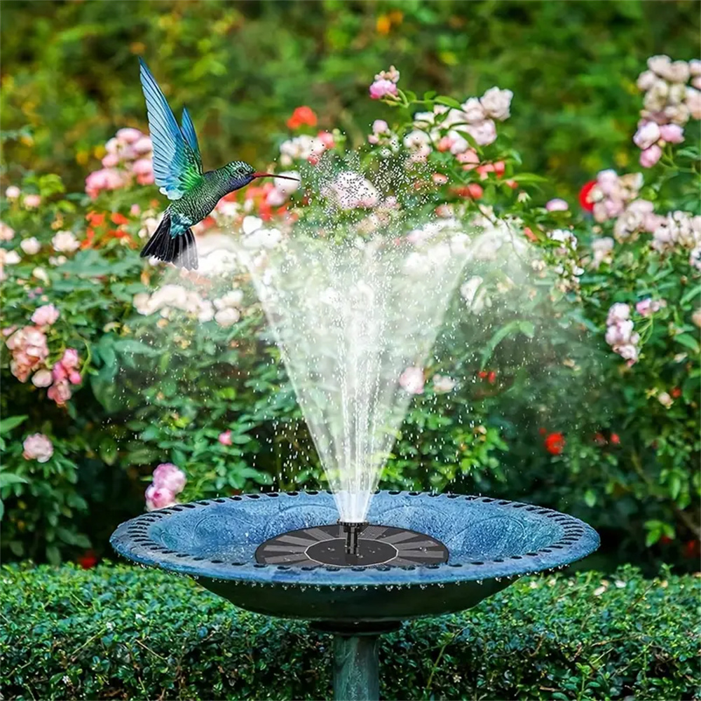 SolarPoweredMiniGardenPondFountainPumpwith15W7VSolarPanelHighLift110cmMaxFlowRate190LH6AdjustableSpr-2014829-6