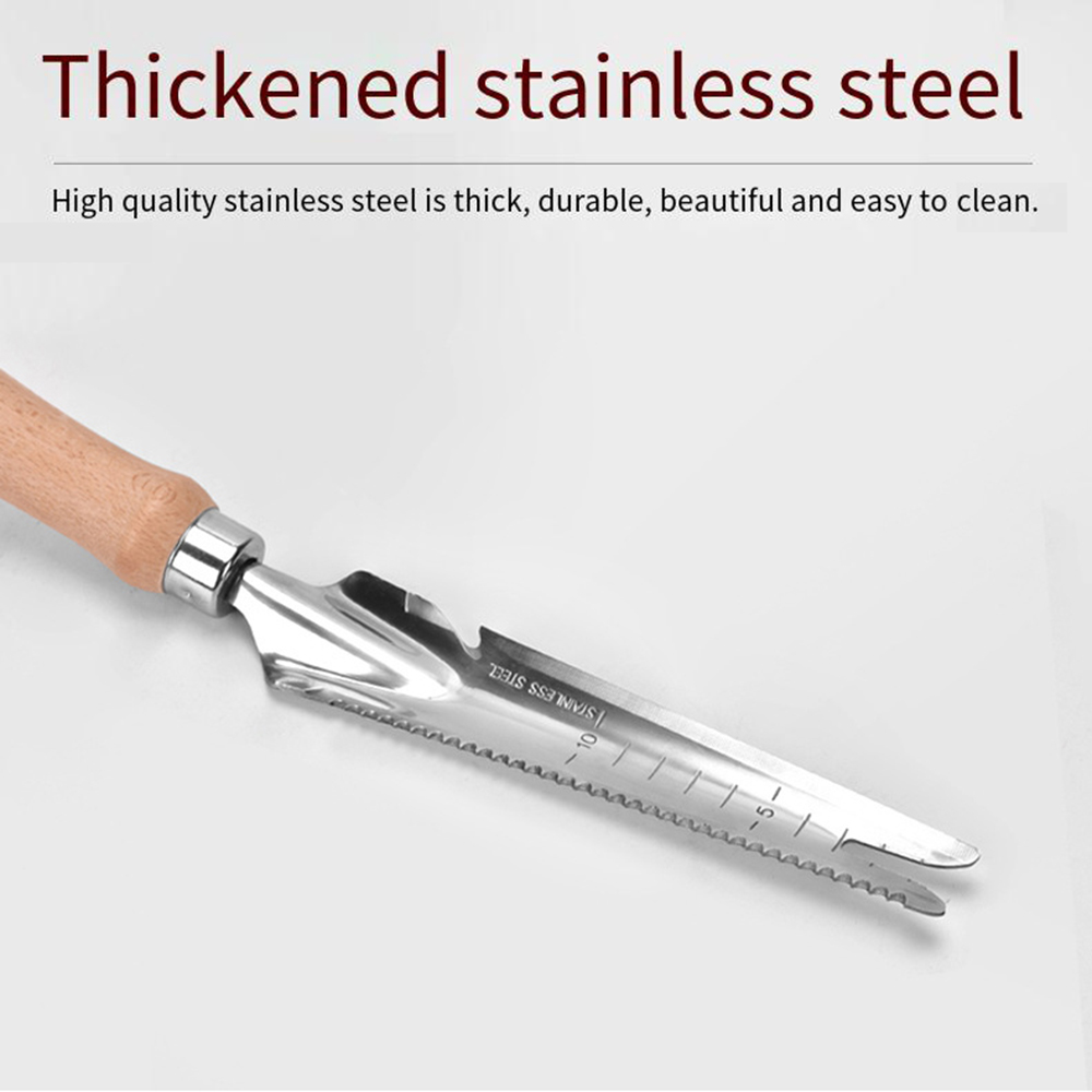 StainlessSteelMulti-functionalDraftingSawShovelWoodenHandleGrassCuttingKnifeIdealforGardeningandLand-1996088-6