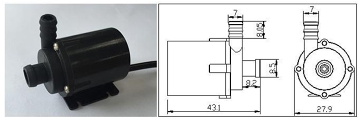 Ultra-Quiet12V280LHWaterPump-DurableABSMaterialLong-LastingwithOver20000HoursLifespanSuitableforTapG-2003939-11