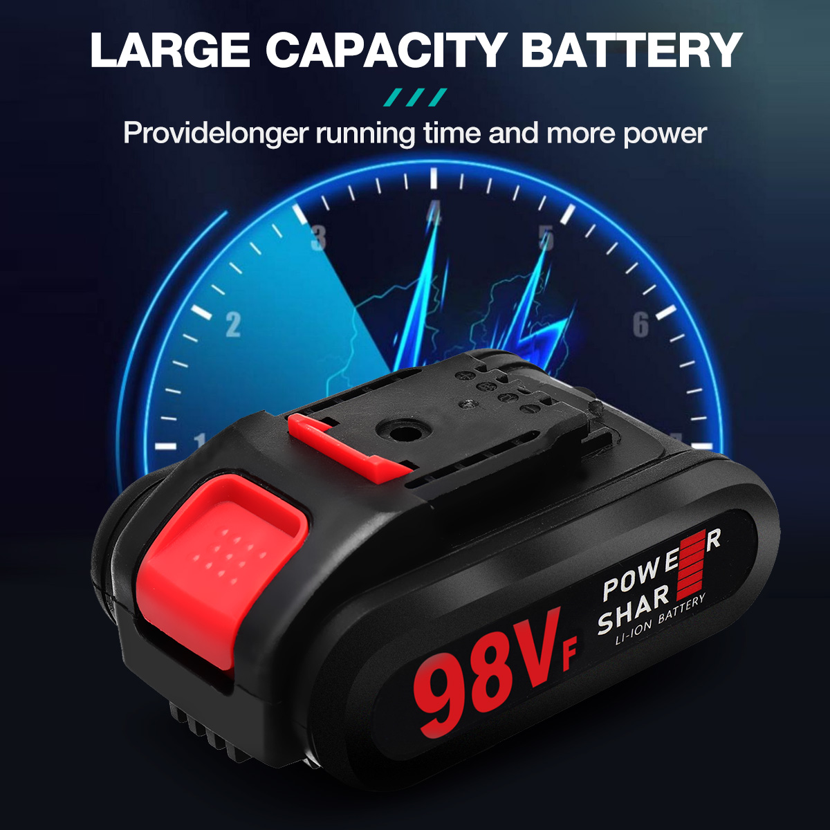 VIOLEWORKS21V30mmCordlessElectricBranchScissorsPruningShearsPrunerRatchetCutterwith2Battery-1734555-6