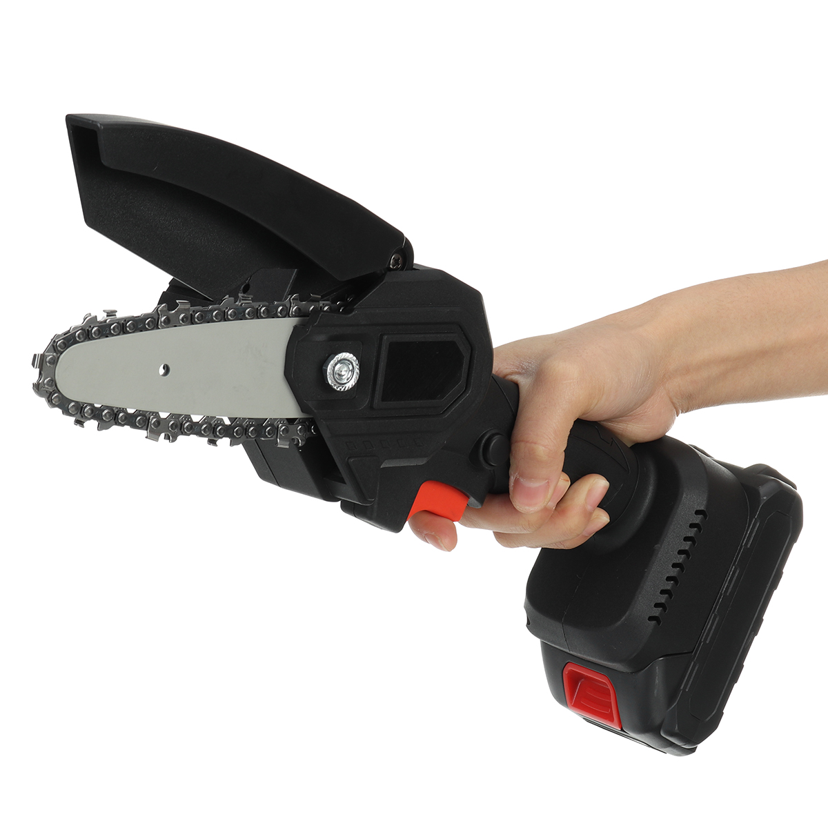 VIOLEWORKS4Inch800WCordlessOne-HandSawWoodworkingElectricChainSawWoodCutterGardenSaw012pcsBattery-1984692-2