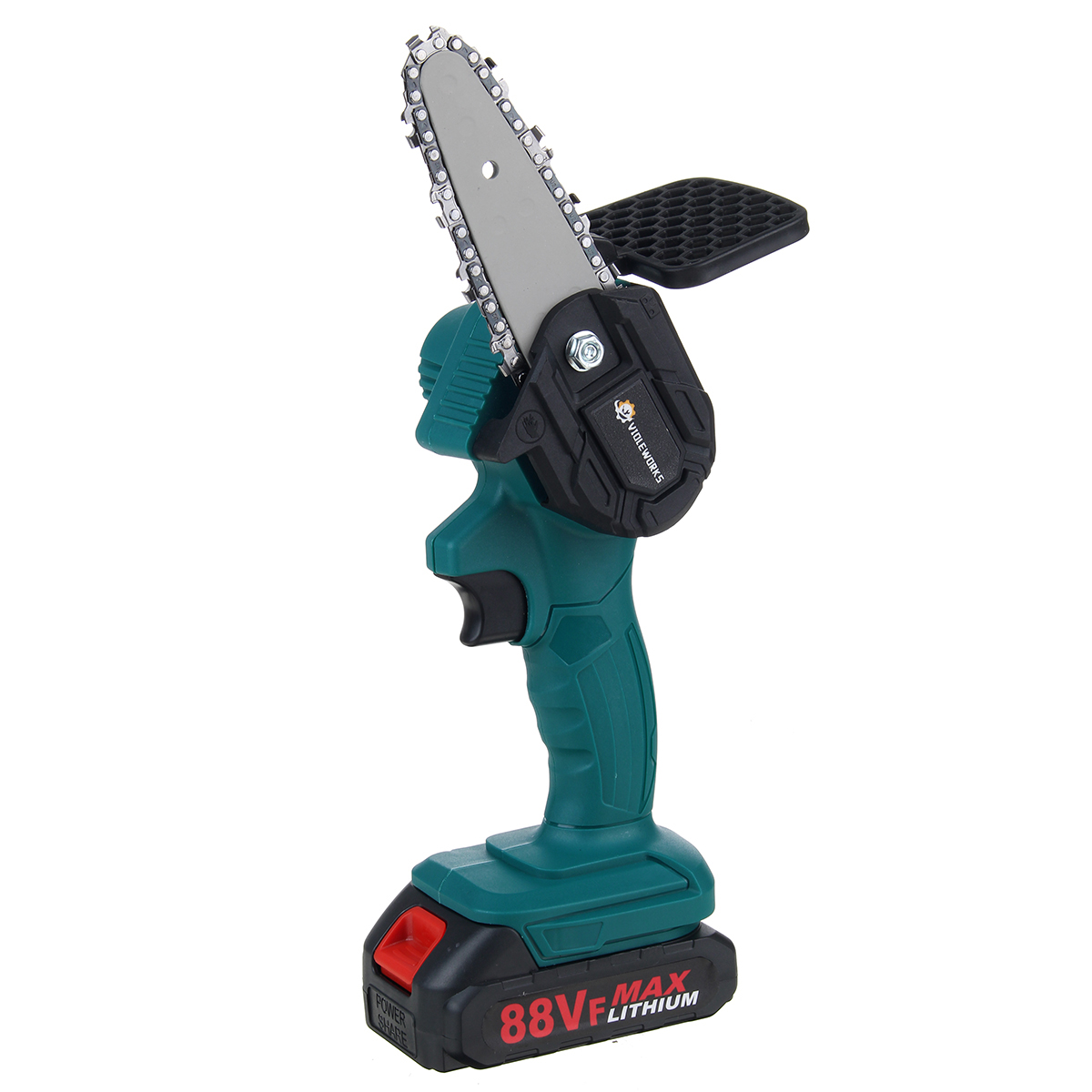 VIOLEWORKS88VCordlessElectricSaw4inchOne-handChainSawsWoodworkingCuttingToolW1or2pcsBatteryTreePruni-1829022-4