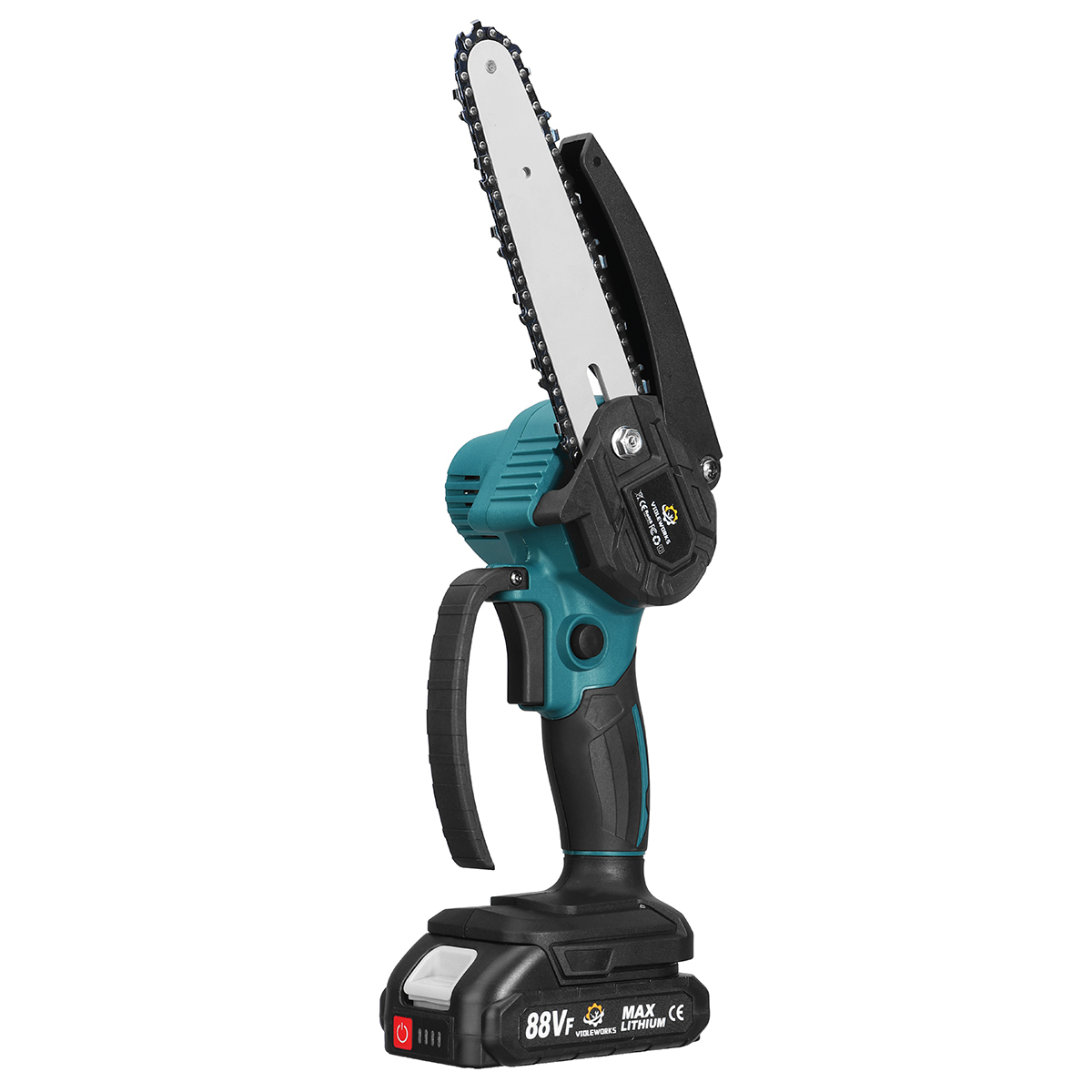 VIOLEWORKS88VF6InchElectricChainSaw1500WCordlessOne-HandSawsWoodworkingToolWoodCutterWNone12BatteryF-1862023-11