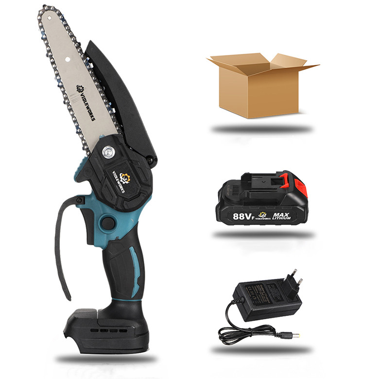 VIOLEWORKS88VF6InchElectricChainSaw1500WCordlessOne-HandSawsWoodworkingToolWoodCutterWNone12BatteryF-1862023-17