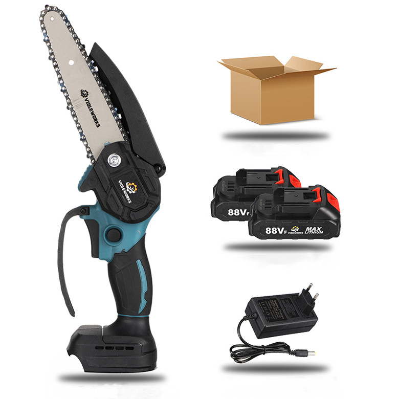 VIOLEWORKS88VF6InchElectricChainSaw1500WCordlessOne-HandSawsWoodworkingToolWoodCutterWNone12BatteryF-1862023-18