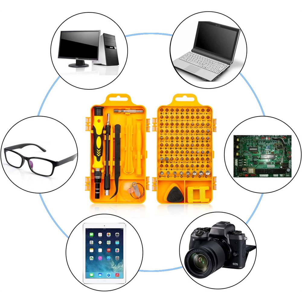 115in1ProfessionalScrewdriverSetPrecisionScrewdriverSetMulti-functionMagneticRepairComputerToolKitCo-1987958-3