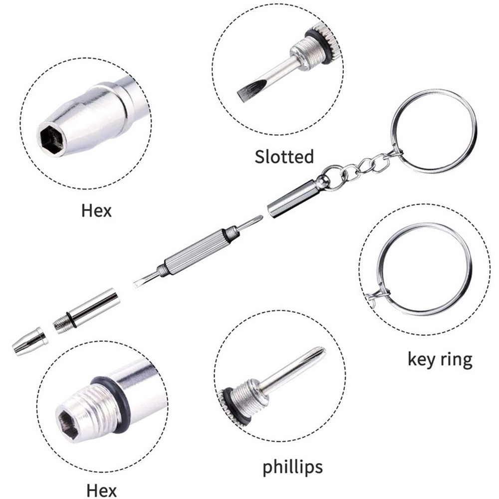 1200PCSStainlessSteelSilver4-in-1MultifunctionalScrewdriverToolSetHelpYouwithAllYourMicro-Repairs-1986086-3