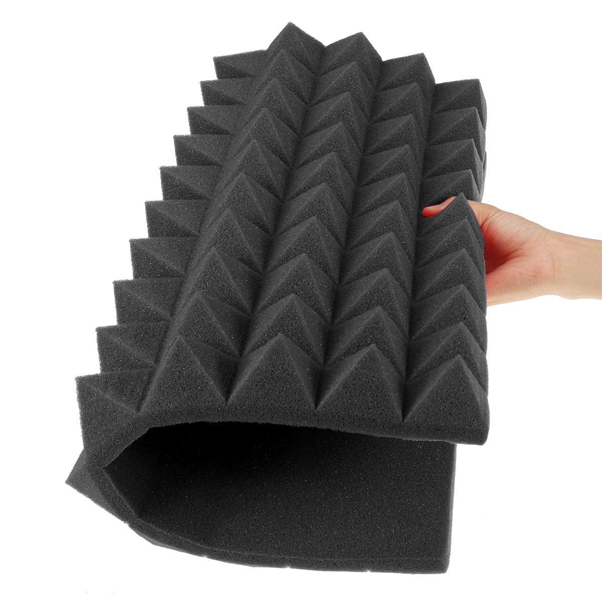 4Pcs50x50x5cmSoundproofingFoamAcousticWallPanelsStudioSoundproofFoam-1787873-10