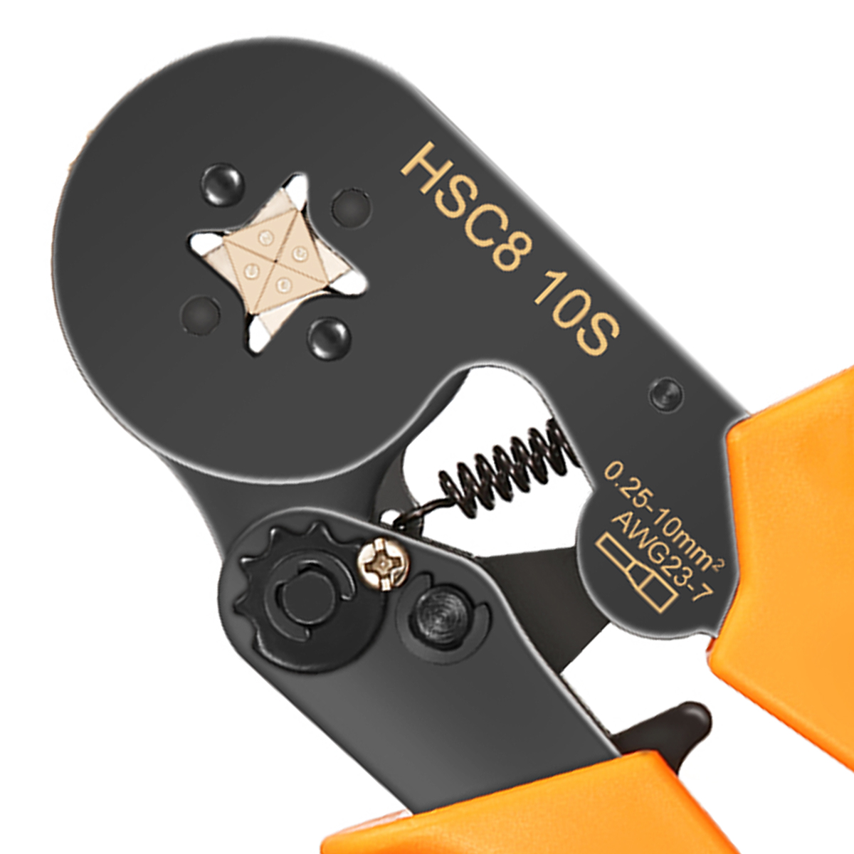 DANIU23AWGto10AWGSelfAdjustingRatchetingFerruleCrimperPlierToolwith800pcsConnectorTerminal-1958609-10