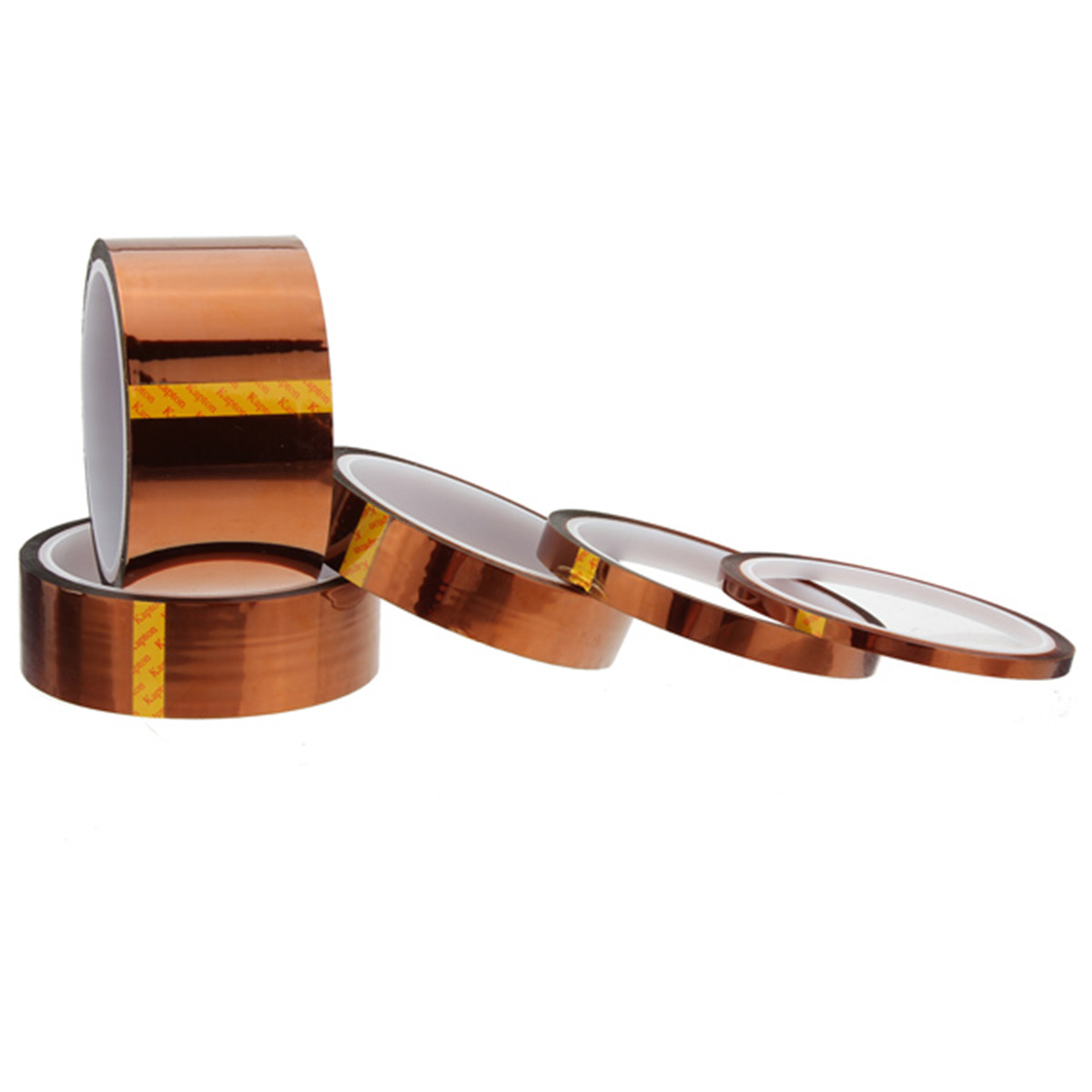 ExcellwayHighTemperatureHeatResistantTapePolyimide50MMx30M-49152-5