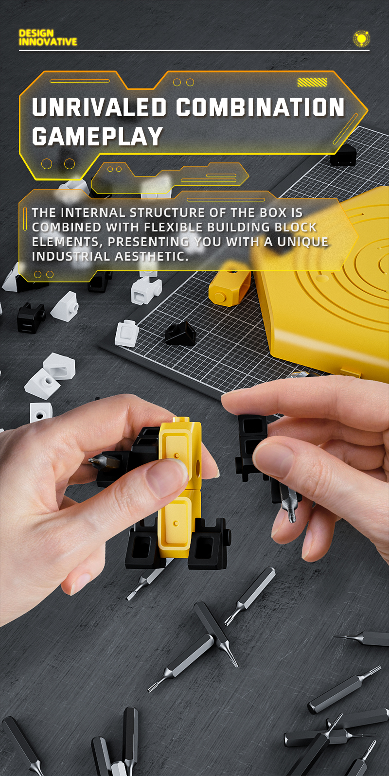 JM-8185Multi-FunctionScrewdriverSet69PiecesIndustrial-GradeMagnetDualMagnetizersTransformMechanicDIY-1997350-7