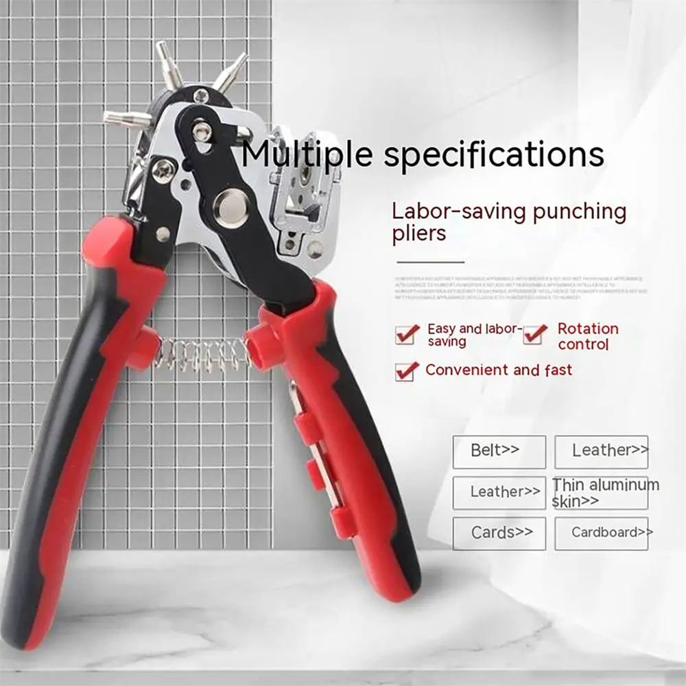 Multi-SizeHolePuncher225335445mmStainlessSteelProfessionalLeatherPunchingToolForDIYCardboardPlasticC-2004964-1