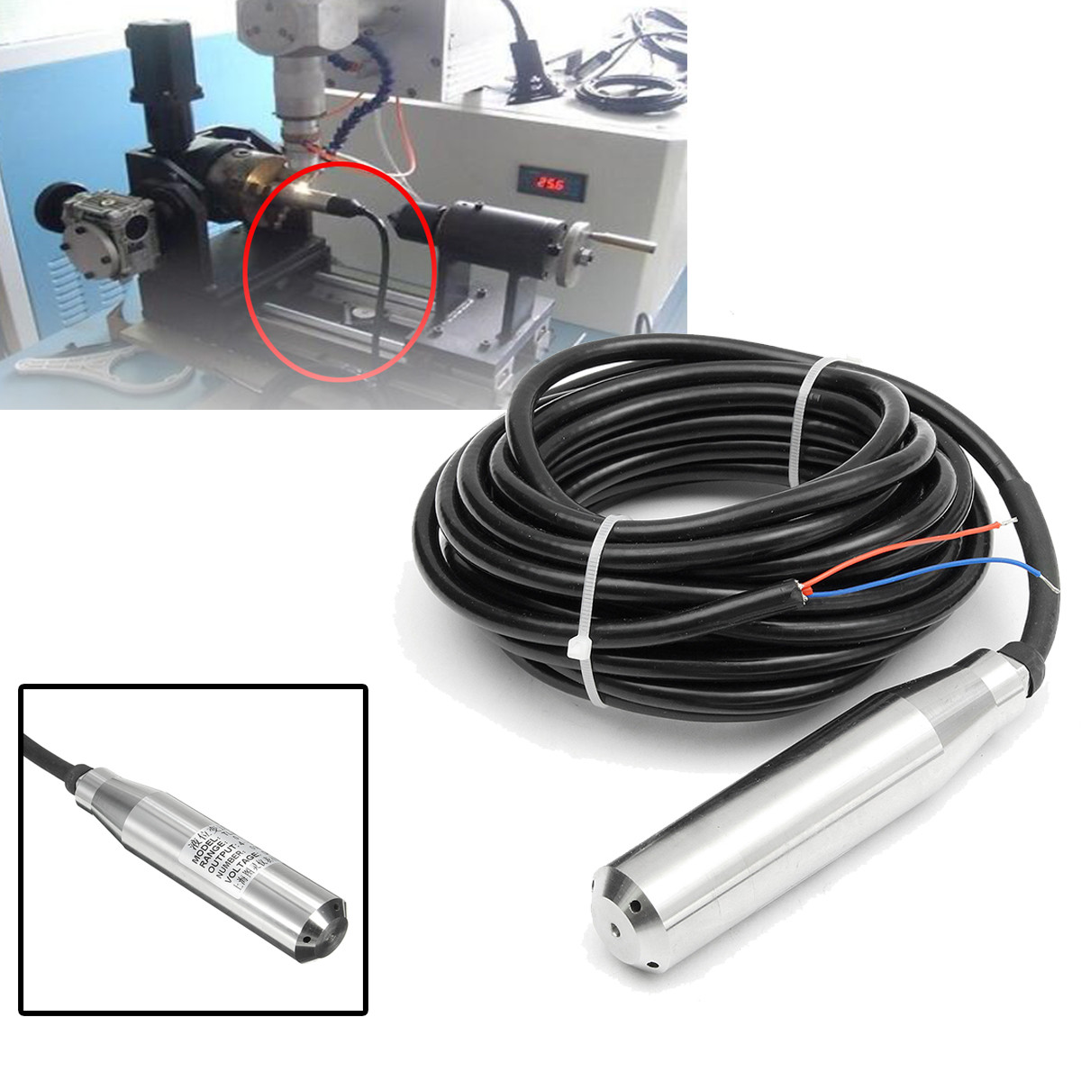 SubmersibleWaterLevelTransmitterLevelTransducerSensor0-5mH2O6mCable-1146896-5