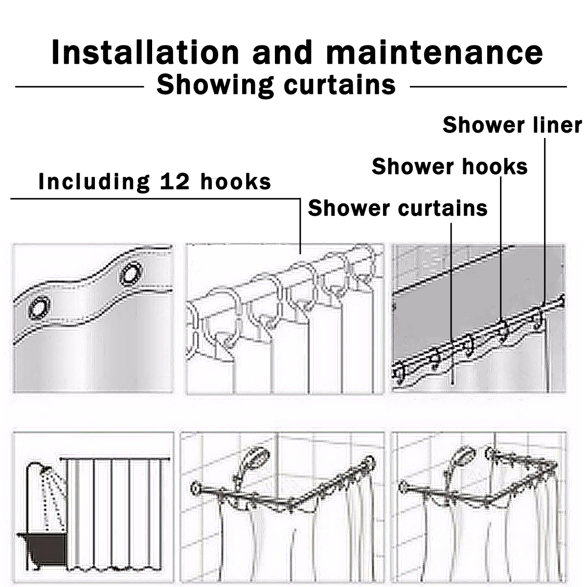 180x180cmAfricanGirlWaterproofPolyesterBathroomShowerCurtain12Hooks-1606551-5