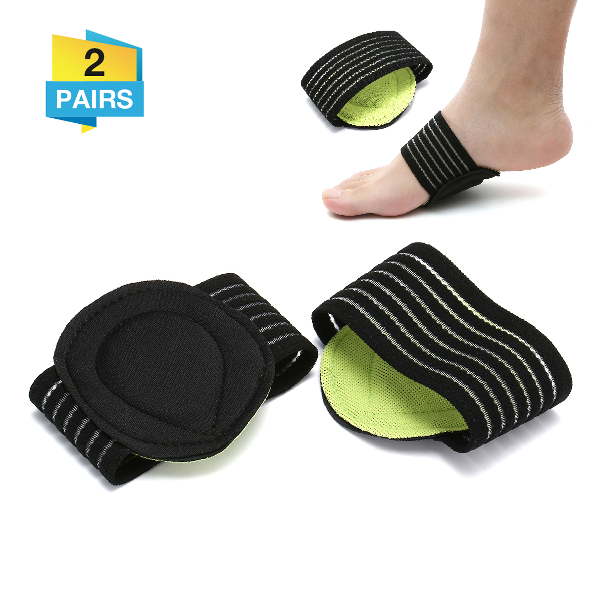 2PairsCompressionFasciitisCushionedSupportSleevesPlantarFasciitisFootReliefCushionsforPlantarFasciit-1427623-1