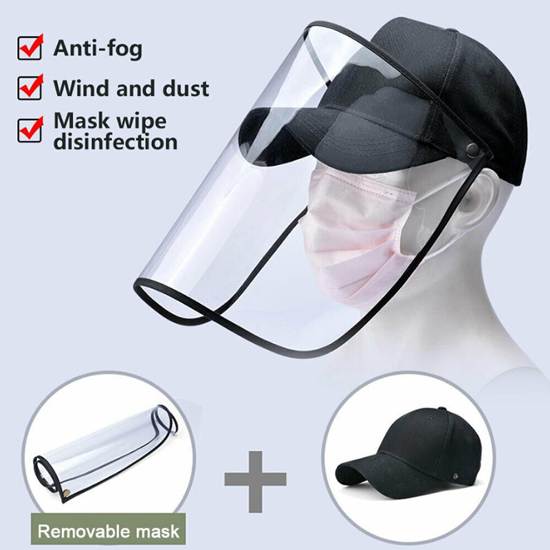 FishermanHatClearAntiDropletsDust-proofWaterResistantFaceCoverCapForMenWomen-1660644-2