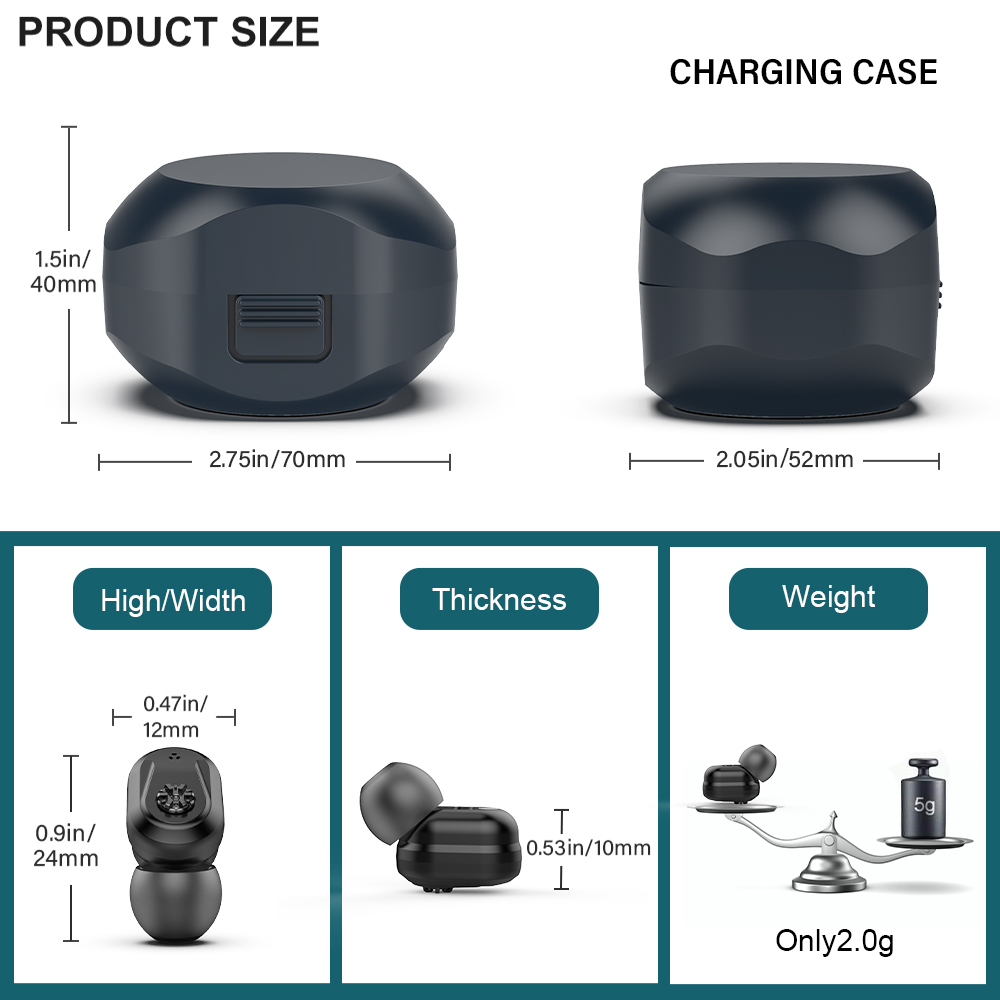 RechargeableHearingAidsSoundAmplifierswithPortableChargingCaseNoiseCancellingVolumeAdjustableforTheE-1991975-8