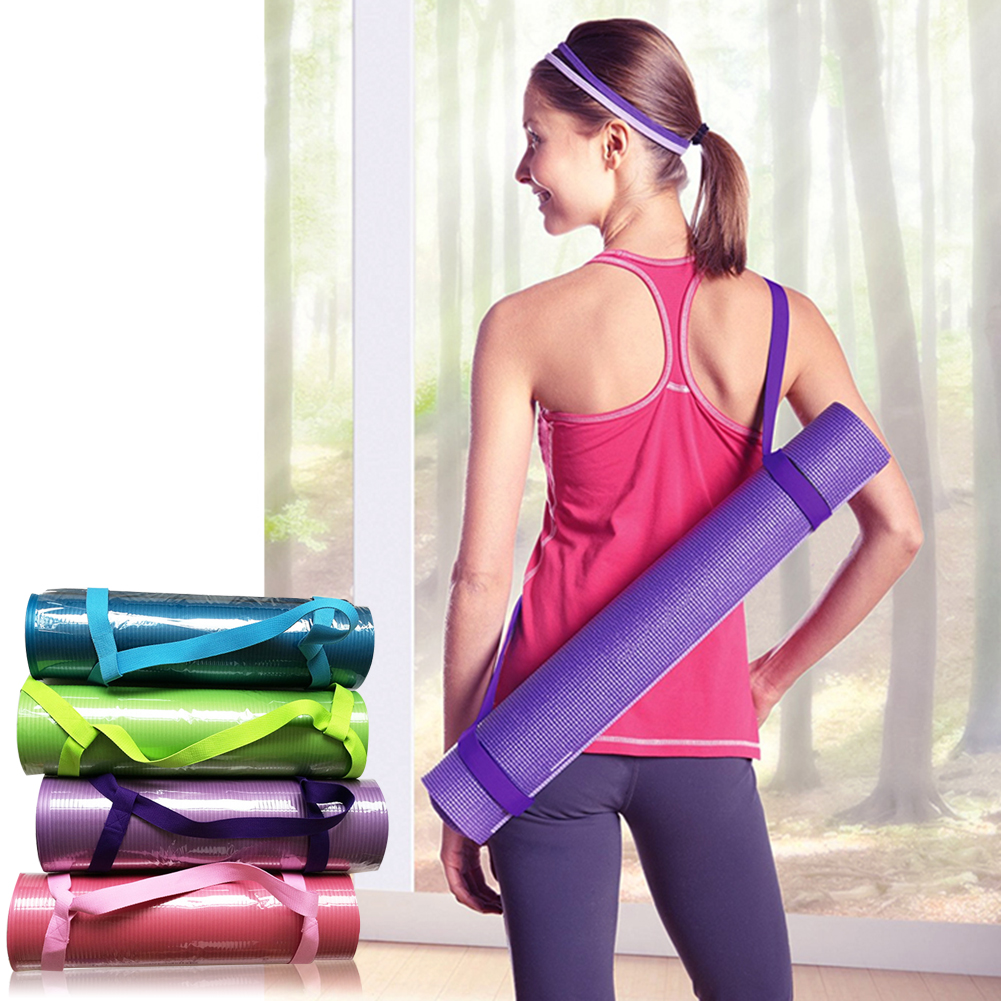 YogaMatBeltAdjustableStretchSportsSlingShoulderStrapFitnessSportsElasticFitnessElasticYogaStorageBel-1678191-1