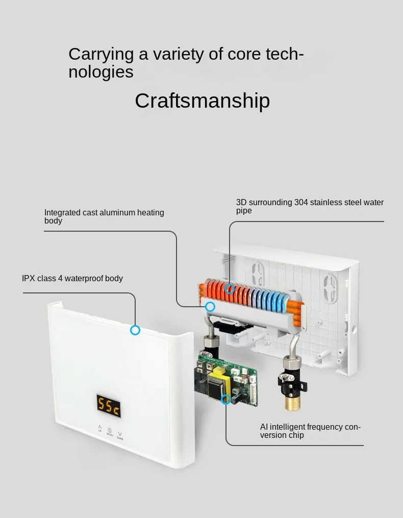 220V3000WInstantWaterHeaterBathroomKitchenWallMountedElectricHotWaterFastHeaterLCDTemperatureDisplay-2009107-15