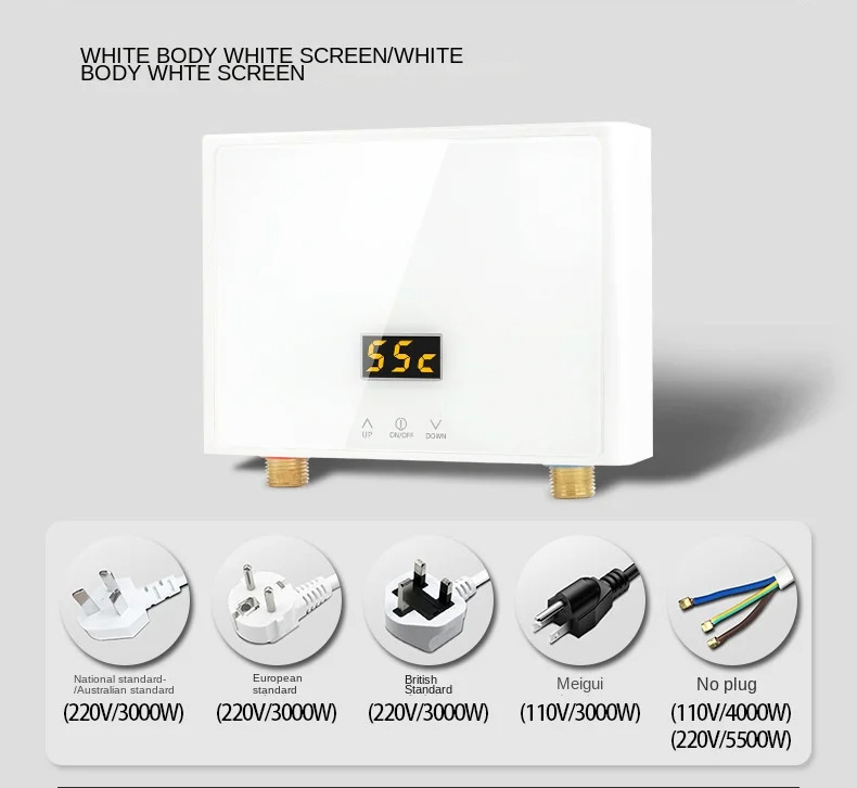 220V3000WInstantWaterHeaterBathroomKitchenWallMountedElectricHotWaterFastHeaterLCDTemperatureDisplay-2009107-18