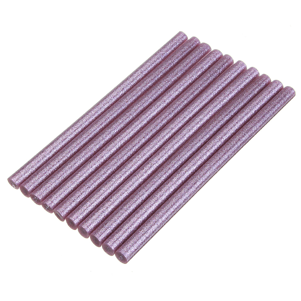 10Pcs11mmx200mmColorfulGlitterHotMeltGlueStickColorantDIYCraftsRepairModelAdhesiveSticks-1295253-4