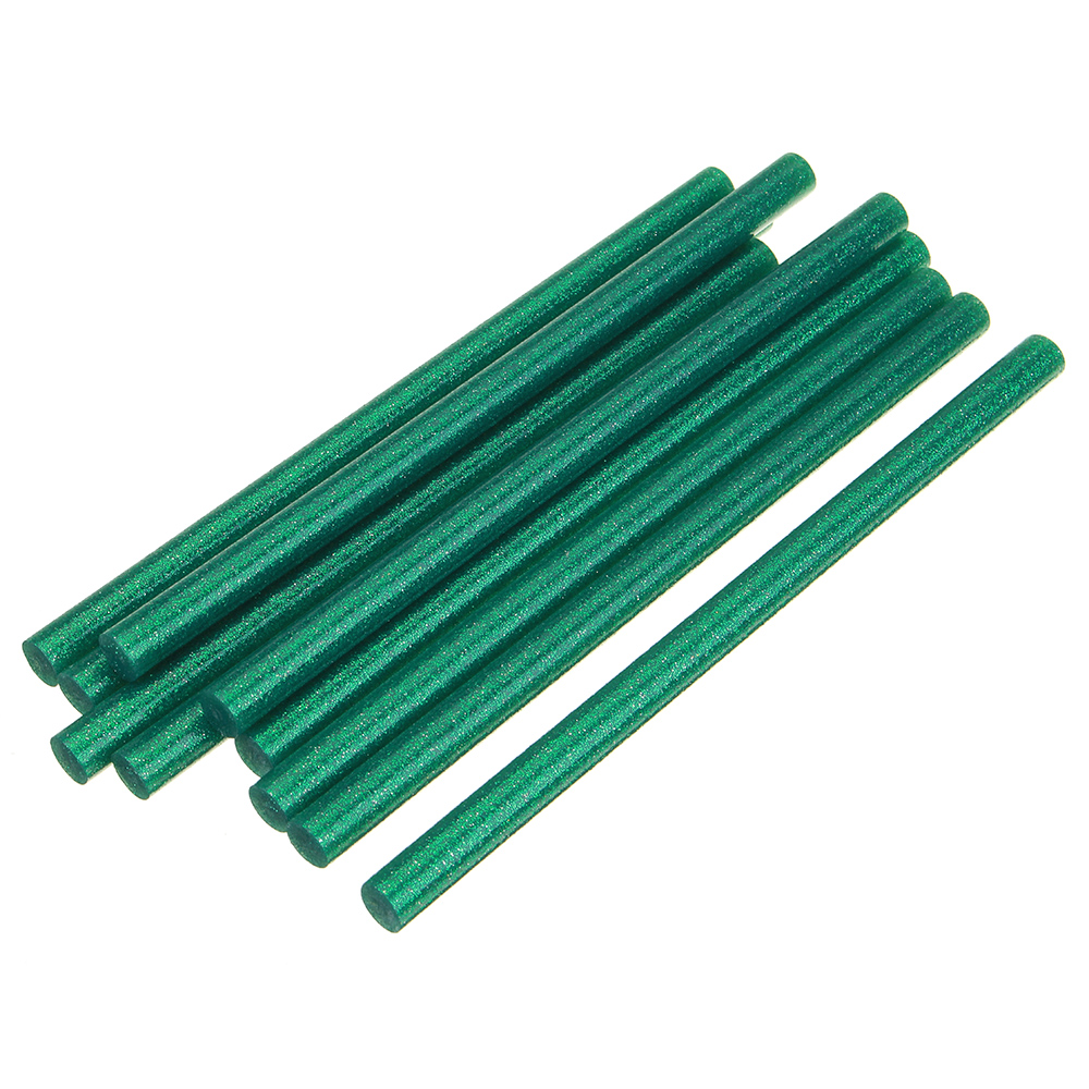 10Pcs11mmx200mmColorfulGlitterHotMeltGlueStickColorantDIYCraftsRepairModelAdhesiveSticks-1295253-5