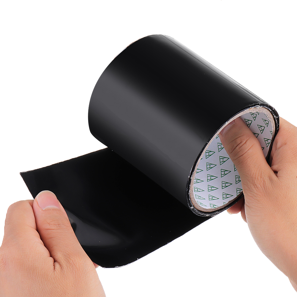 150x30cmPVCBlackWhiteSuperFixStrongWaterproofAdhesiveTapePipeRepairTapeSelfFixableTapeStopLeakSealIn-1610392-1