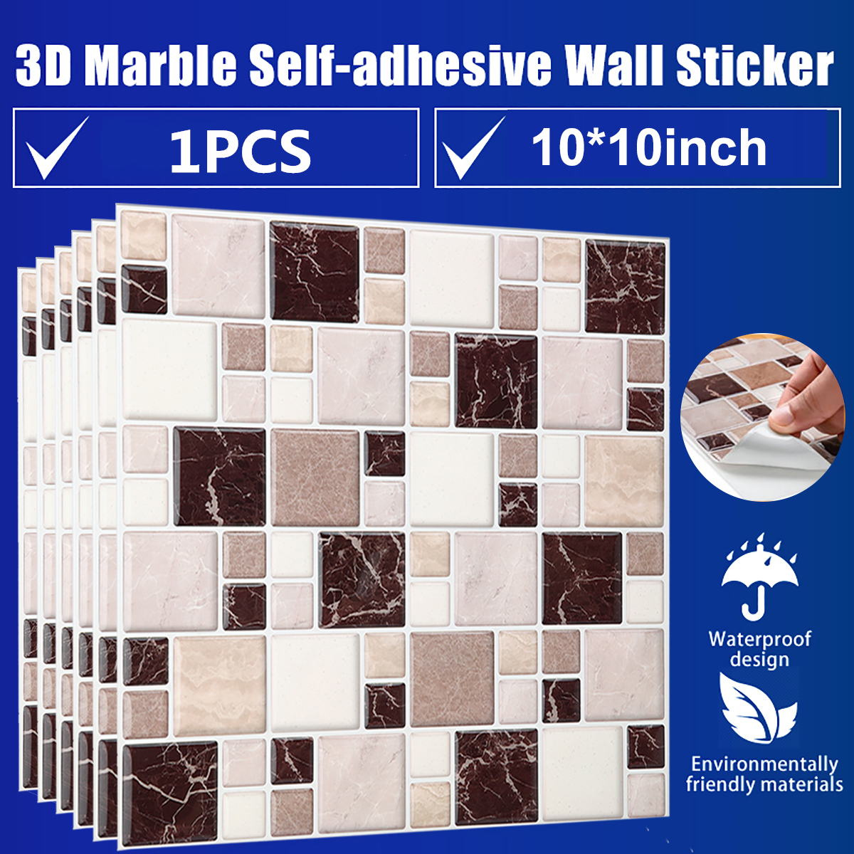 1PCBrownBrickWallStickersSelf-adhesiveTileStickerBathroomKitchenDecoration-1823173-1