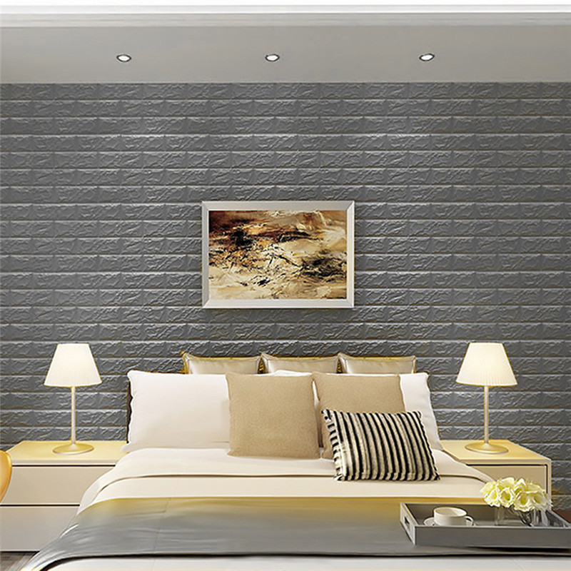 20PcsSet3DBrickWallStickerSelf-adhesivePanelDecalWaterproofPEFoamWallpaperforTVWallsSofaBackgroundWa-1701774-5